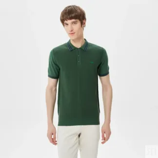 Мужcкой свитер-поло Lacoste с коротким рукавом