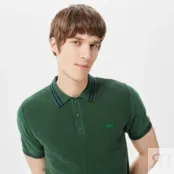 Мужcкой свитер-поло Lacoste с коротким рукавом фото 4