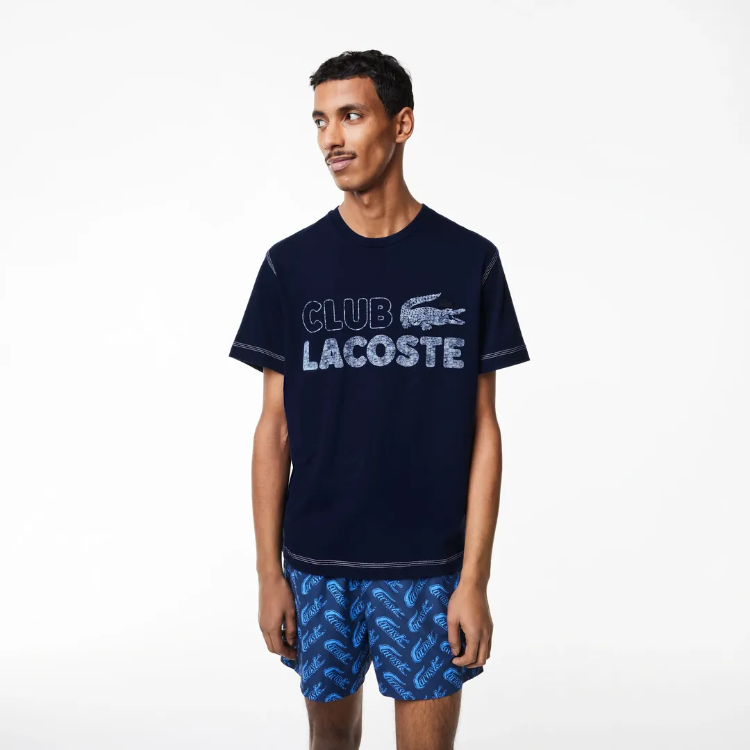 Мужская футболка Lacoste из органического хлопка фото 1