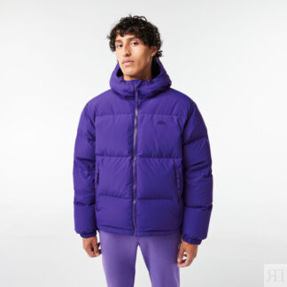 Мужская стеганая водоотталкивающая короткая куртка Lacoste
