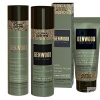 Набор Genwood shave (шампунь 250 мл + масло 100 мл + лосьон) Estel