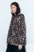 Куртка-ветровка с леопардовым принтом befree