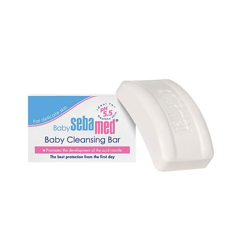 SEBAMED Детское кусковое мыло Baby Cleansing Bar для чувствительной кожи 10 MPL308802 фото 1