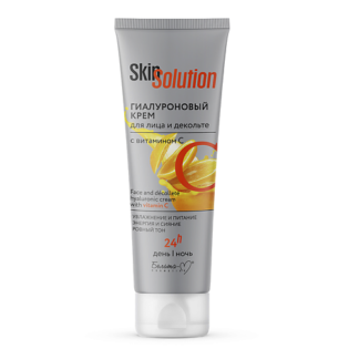 БЕЛИТА-М Гиалуроновый крем для лица и декольте с витамином С Skin Solution