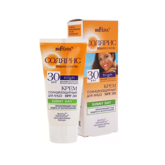 БЕЛИТА Крем солнцезащитный для лица SPF30 SUNNY DAY Солярис 50.0