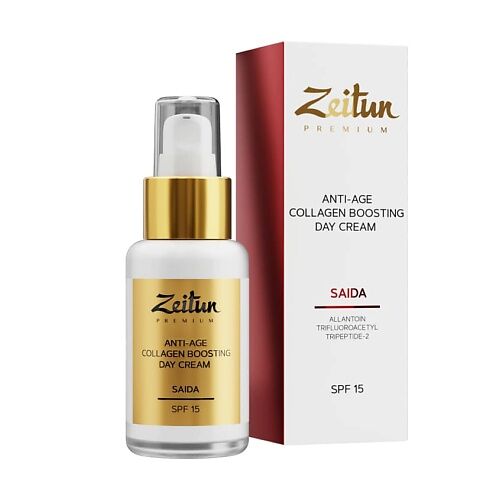 ZEITUN Увлажняющий дневной крем для лица с SPF 15 Saida Anti-Age Day Cream