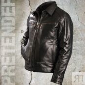 Кожаная куртка мужская Pretender Megapolis черная