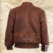Кожаная куртка мужская Aviator-2 коричневая