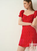 Платье из вискозы, Красный O`Stin