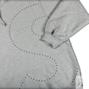 Толстовка Supreme Laser Cut S Logo Hooded Sweatshirt 'Heather Grey', серый SS21SW34 HEATHER GREY | Grey фото 2