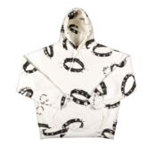 Толстовка Supreme Studded Collars Hooded Sweatshirt 'White', белый FW20SW75 WHITE | White фото 1