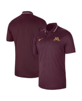Мужская бордовая рубашка-поло Minnesota Golden Gophers 2023 Sideline Coache