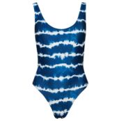 Купальник Superdry Code Tie Dye, синий 139530861 | Blue фото 1