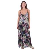 Платье Hurley Summer Palm Ruffle Maxi, черный 139790301 | Black фото 1