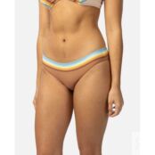 Низ бикини Rip Curl Sunrise Stripe Cheeky Hipster, коричневый 140068936 | Brown фото 3