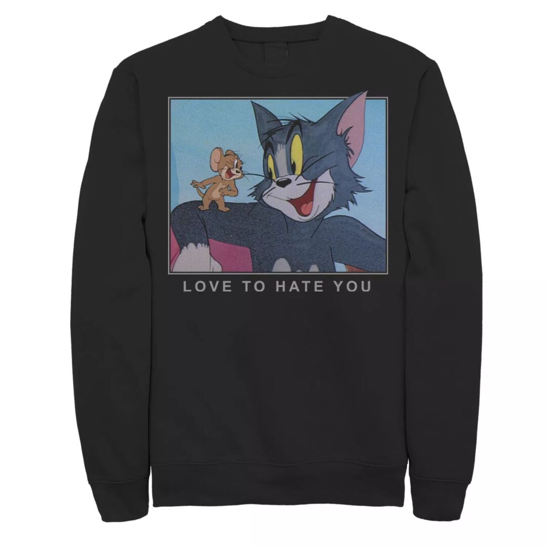 Мужская толстовка с портретом Tom And Jerry Love To Hate You Licensed Chara 67151631 фото 1