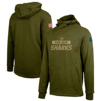 Зеленый мужской пуловер с капюшоном San Jose Sharks Delta Shift Levelwear