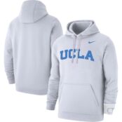 Мужской белый пуловер с капюшоном и логотипом UCLA Bruins Club Nike 79191671 фото 1