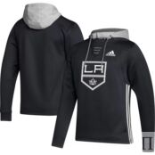 Мужской черный пуловер с капюшоном Los Angeles Kings Skate Lace AEROREADY T 65920703 фото 1