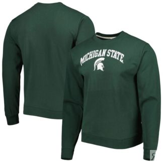 Мужская лига, студенческая одежда, зеленый флисовый пуловер, пуловер штата