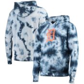 Мужской темно-синий пуловер с капюшоном Detroit Tigers Tie Dye New Era 54717886 фото 1