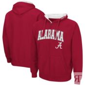 Мужская толстовка с молнией во всю длину Crimson Alabama Crimson Tide Arch 62975710 фото 1