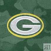 Мужской зеленый свитшот с молнией четверть Green Bay Packers Brigade Antigu
