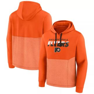 Мужской оранжевый пуловер с капюшоном Philadelphia Flyers Slash Attack Fana