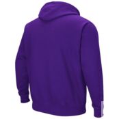 Мужской фиолетовый пуловер с капюшоном ECU Pirates Arch и Logo Colosseum