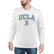 Мужской белый свитшот с круглым вырезом UCLA Bruins Arch & Logo Colosseum 33485630 фото 4