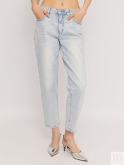 Джинсы силуэта Mom comfort из хлопка zolla