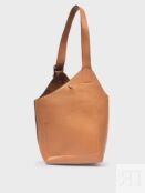 Асимметричная сумка коричневая (19*17*36) Elis