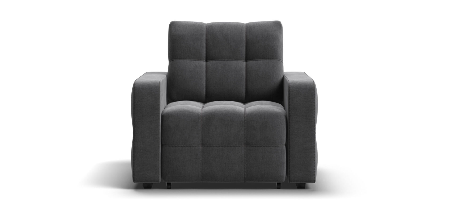 Кресло-кровать Dandy 2.0 велюр Monolit серый