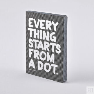 Everything Starts From A Dot Блокнот L Nuuna