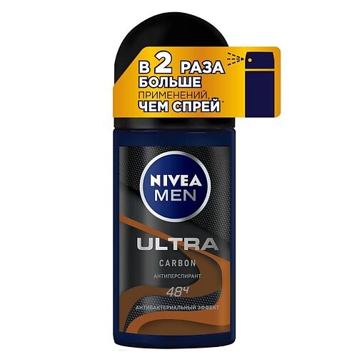 NIVEA MEN Дезодорант-антиперспирант шариковый "ULTRA Carbon" NIV085366 фото 1