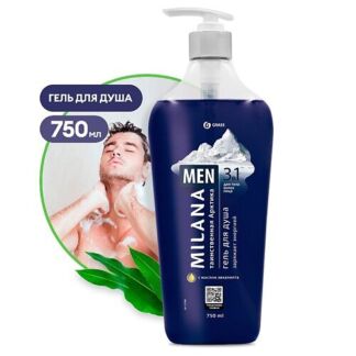 GRASS Milana MEN Гель для душа 3 в 1 "Таинственная Арктика" 750.0