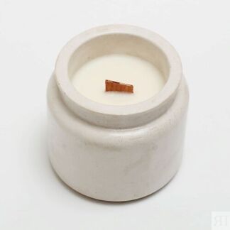 AROMATERIA Свеча из соевого воска в гипсовом стакане "Кашемир" 110.0