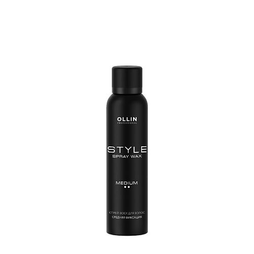 OLLIN PROFESSIONAL Спрей-воск для волос средней фиксации STYLE