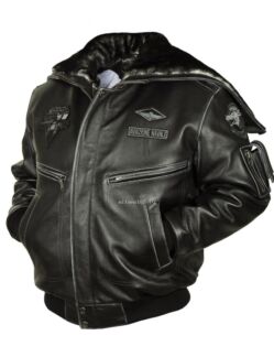 Лётная куртка мужская с капюшоном TopGun Harrier черная