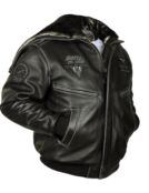 Лётная куртка мужская с капюшоном TopGun Harrier черная