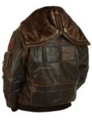 Лётная куртка мужская с капюшоном TopGun Harrier темно-коричневая
