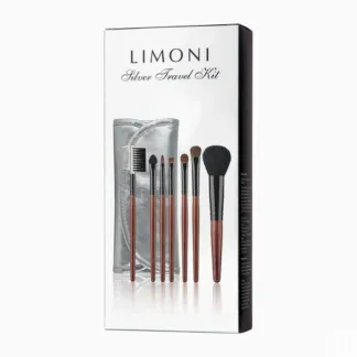 LIMONI Набор кистей (7 кистей + чехол) / SILVER TRAVEL KIT LIMONI