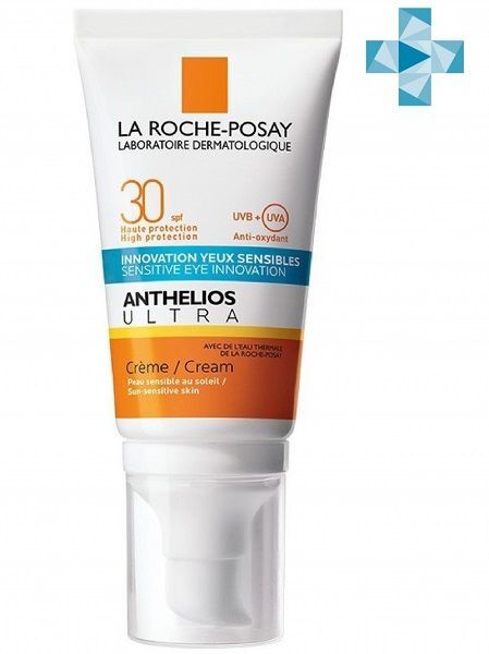 Крем солнцезащитный для лица и кожи вокруг глаз SPF30 Anthelios La Roche Po 2251690 фото 1