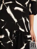 Платье длины мини с воланом и абстрактным принтом Zolla