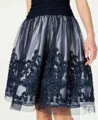 Вечернее платье illusion с сутажной отделкой SL Fashions, мульти