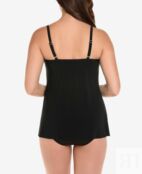 Топ танкини на косточках so riche marina, созданный для macy's Miraclesuit, 2912543 | Black фото 2