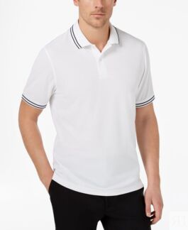 Мужская футболка-поло с полосками performance, созданная для macy's Club Ro