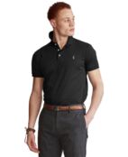 Мужская рубашка-поло slim fit из хлопка на заказ Polo Ralph Lauren, мульти 6589504 | Polo Black фото 1