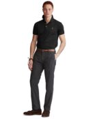 Мужская рубашка-поло slim fit из хлопка на заказ Polo Ralph Lauren, мульти 6589504 | Polo Black фото 3