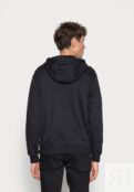 Толстовка на молнии Nike Club Hoodie, черный / черный